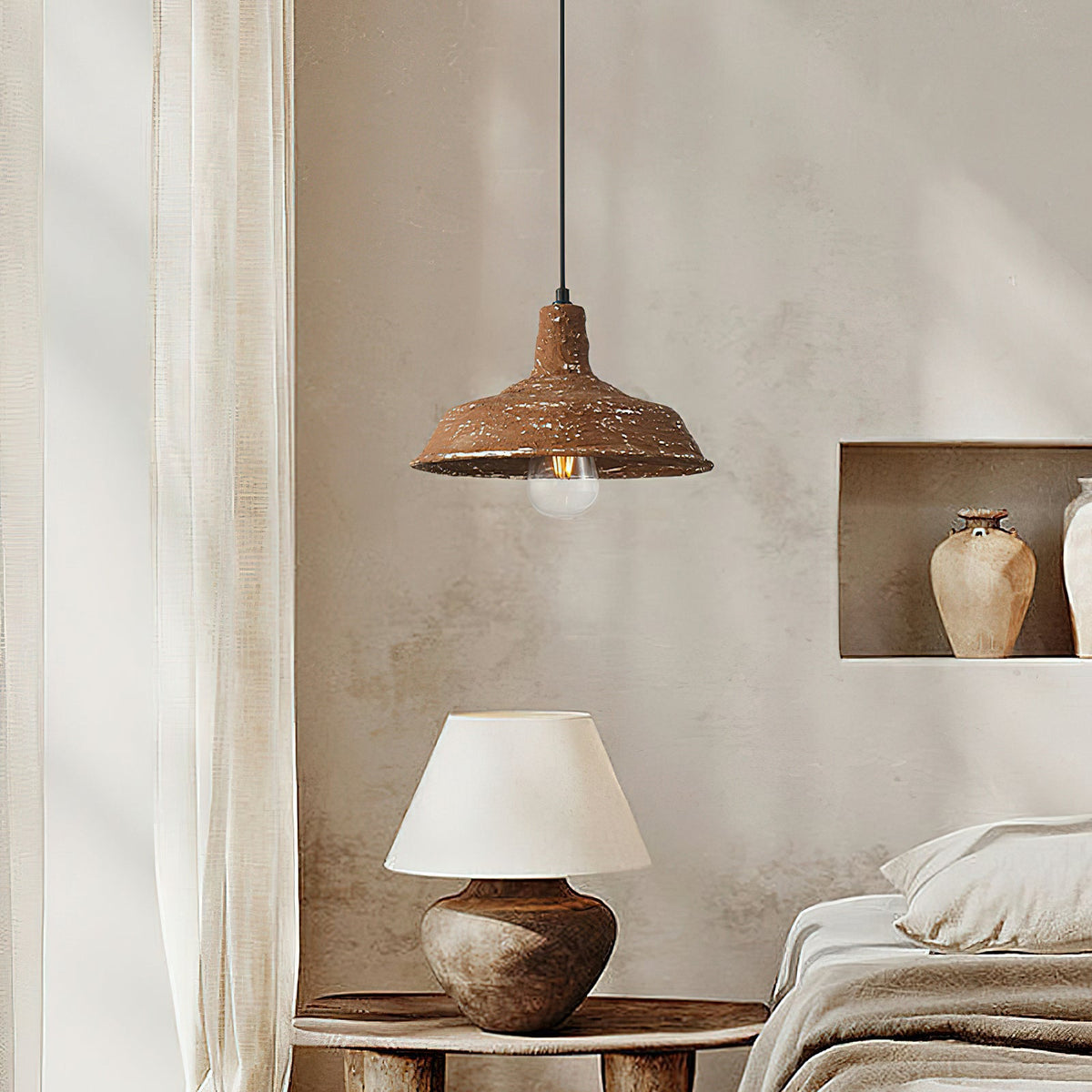earthen-bell-pendant-light