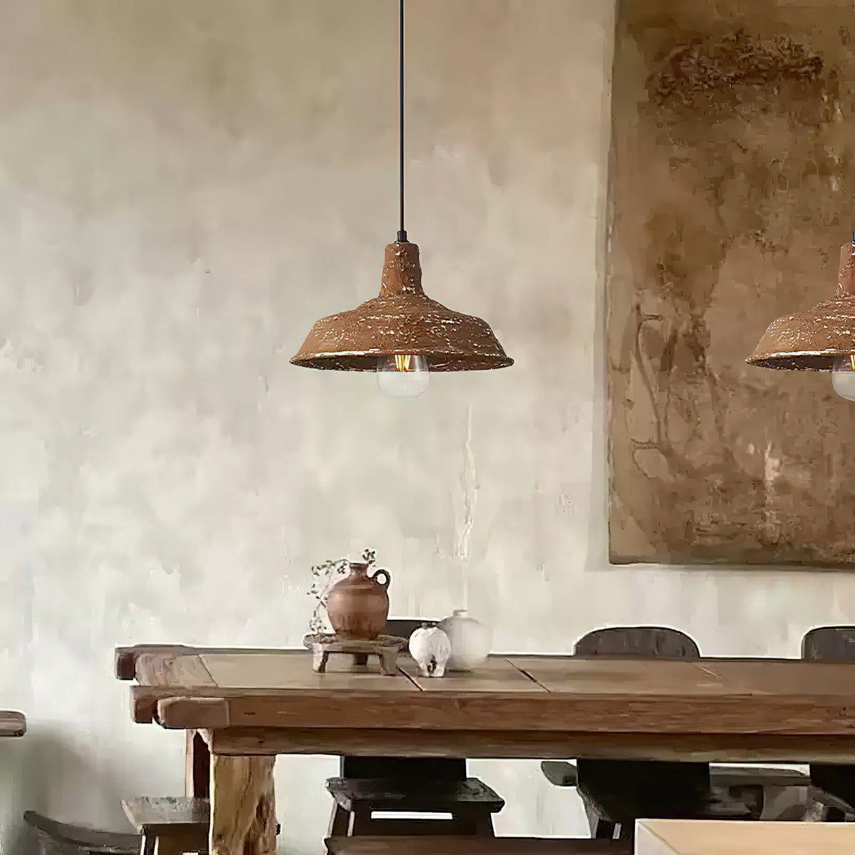 earthen-bell-pendant-light