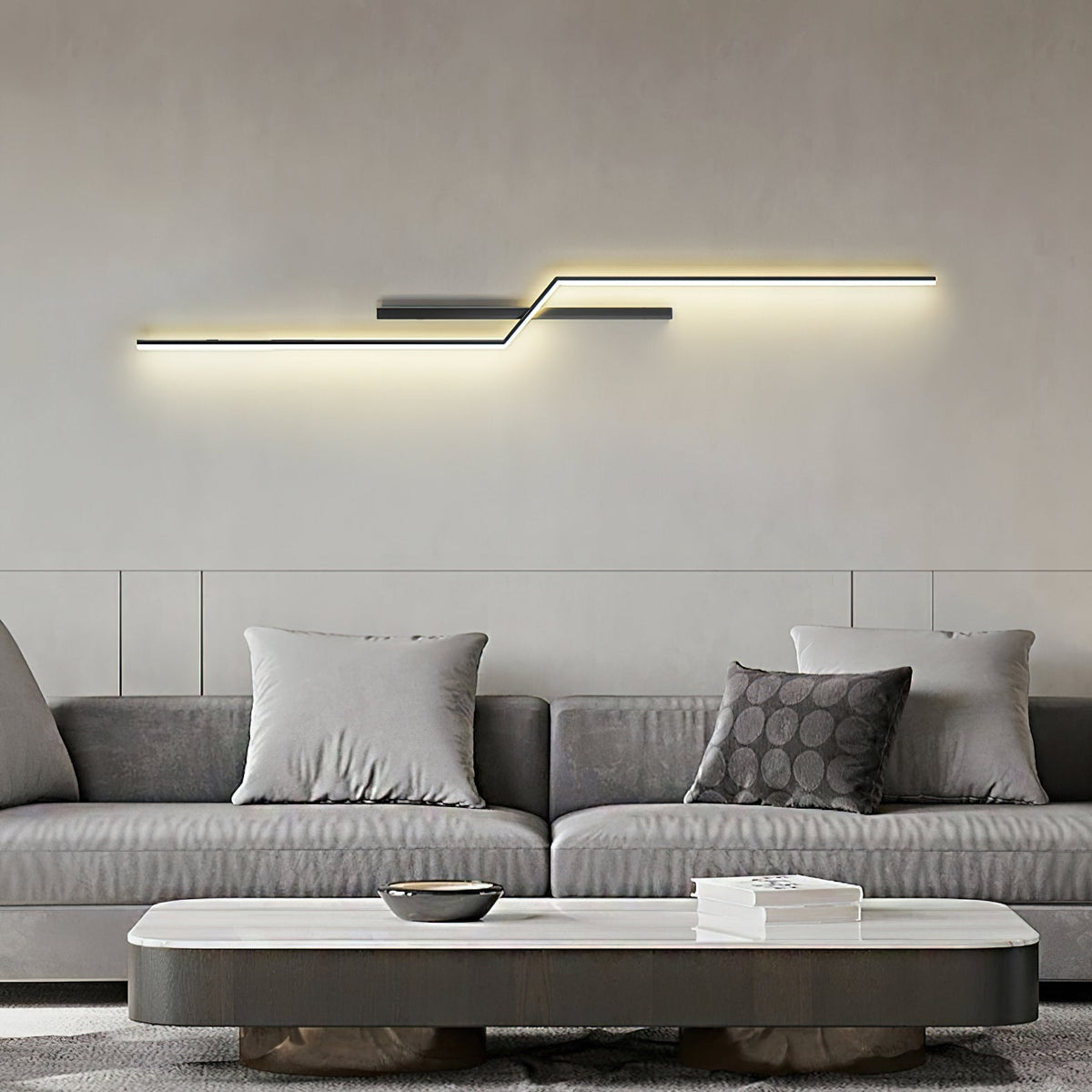 Echelon Wall Light – Modern Linear LED Sconce for Bedroom and Living Room