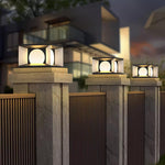 Eclipse Cube Outdoor Post Light