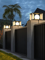 Eclipse Cube Outdoor Post Light