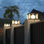 Eclipse Cube Outdoor Post Light