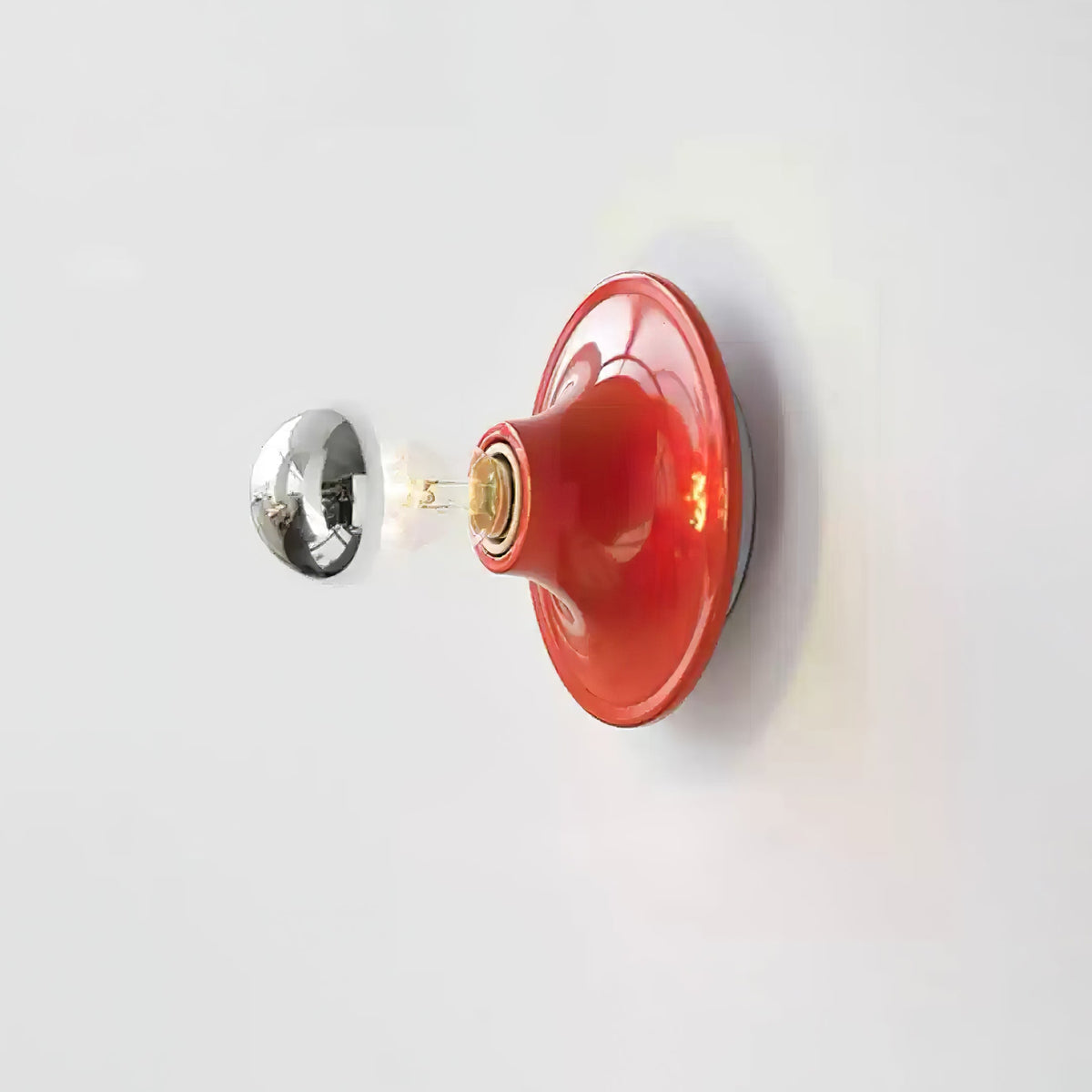 Eclipta Wall Sconce – Sculptural Metal & Glass Halo Light for Modern Interiors