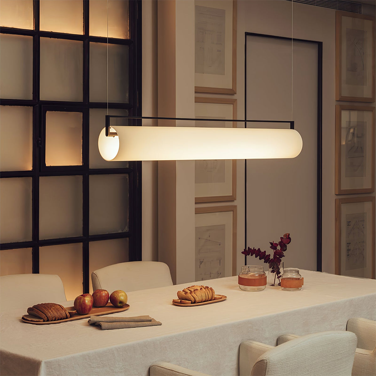 Edge Linear LED Pendant Light – Modern Architectural Illumination