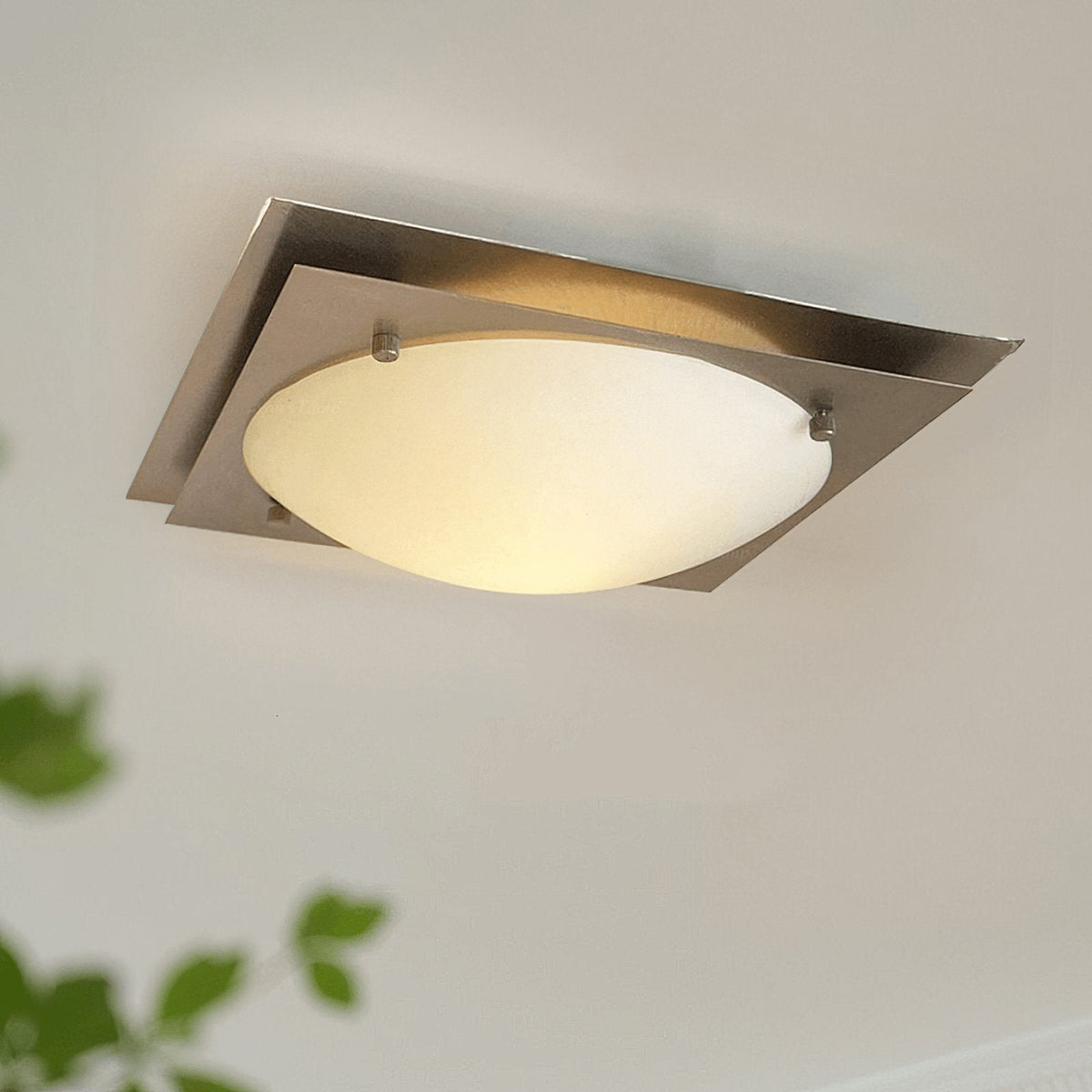 Edged Glass Ceiling Lamp
