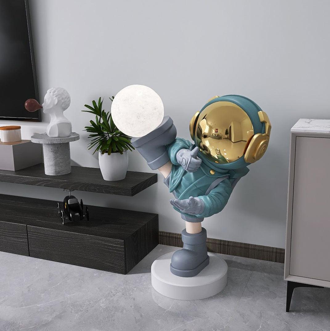Effort Astronaut Built In Battery Floor Lamp