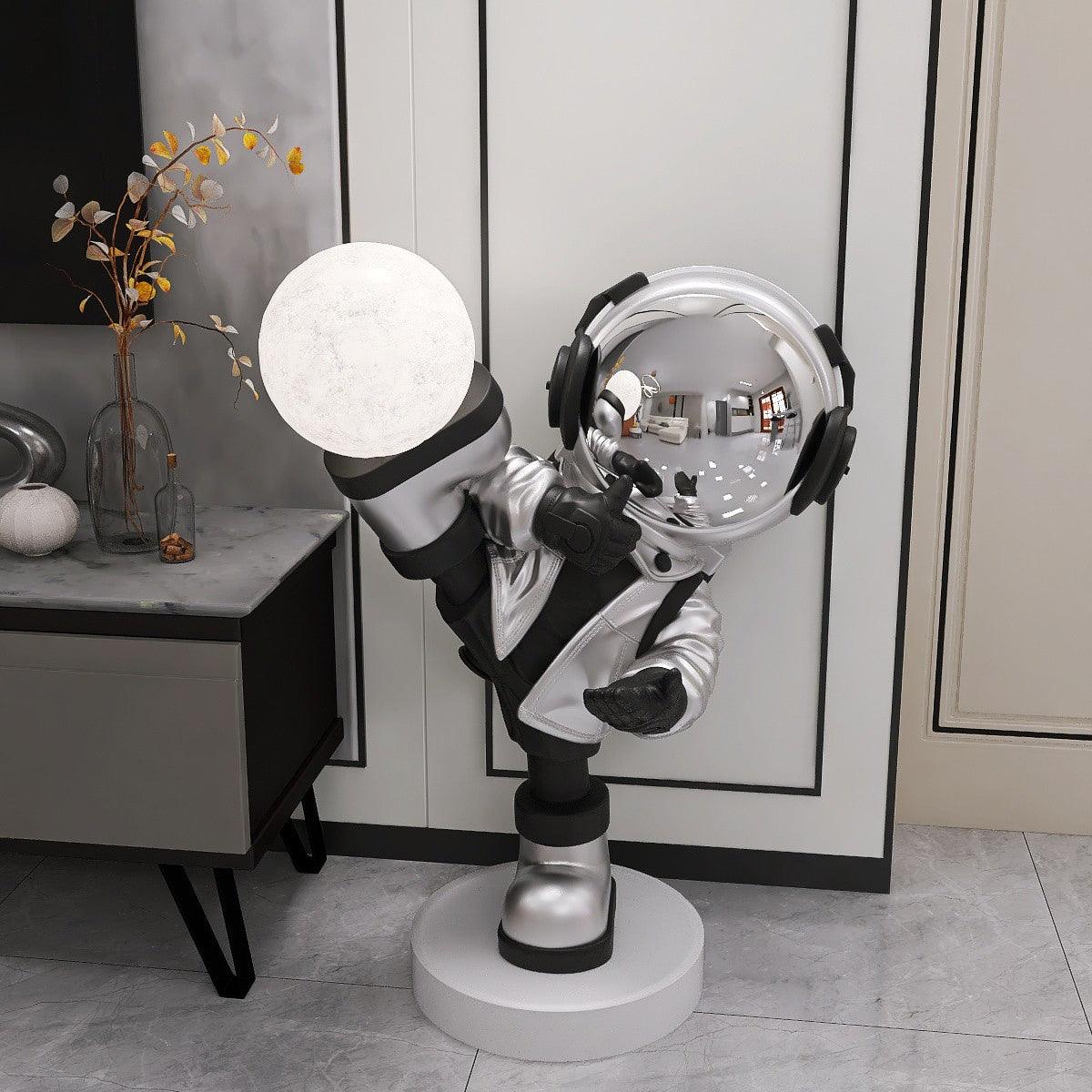 Effort Astronaut Built In Battery Floor Lamp