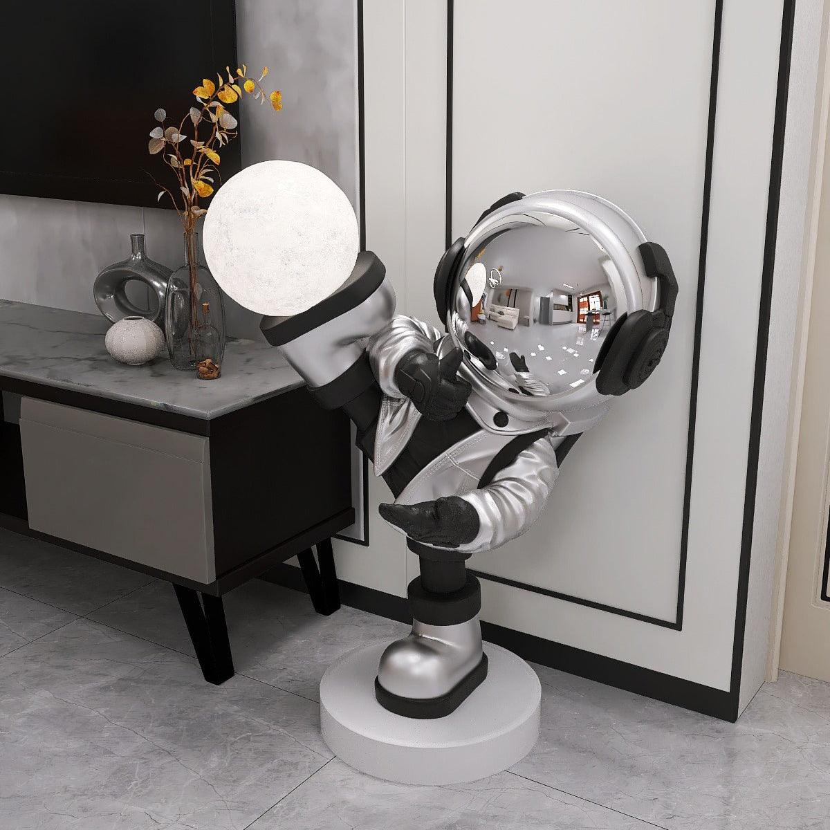 Effort Astronaut Built In Battery Floor Lamp
