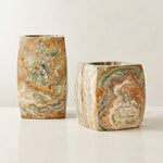 Elara Agate Candle Holder – Natural Stone Table Decor