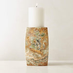 Elara Agate Candle Holder – Natural Stone Table Decor