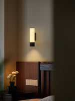 Elara Alabaster Wall Sconce with Integrated LED