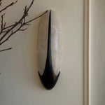 Elara Alabaster Wall Sconce – Sculptural LED Wall Light in Black & White