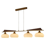 Elara Bloom Chandelier – Modern Brass & Glass Pendant Light