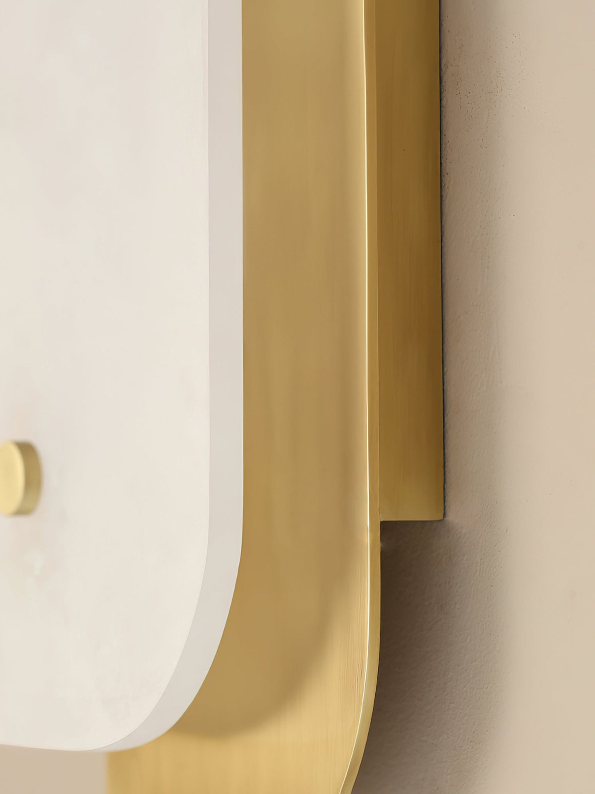 Elaris Alabaster Wall Sconce in Gold or Black Finish