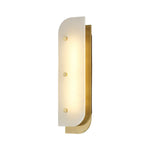 Elaris Alabaster Wall Sconce in Gold or Black Finish
