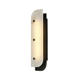 Elaris Alabaster Wall Sconce in Gold or Black Finish
