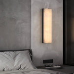 Elaris Alabaster Column Wall Sconce — Modern LED Wall Light
