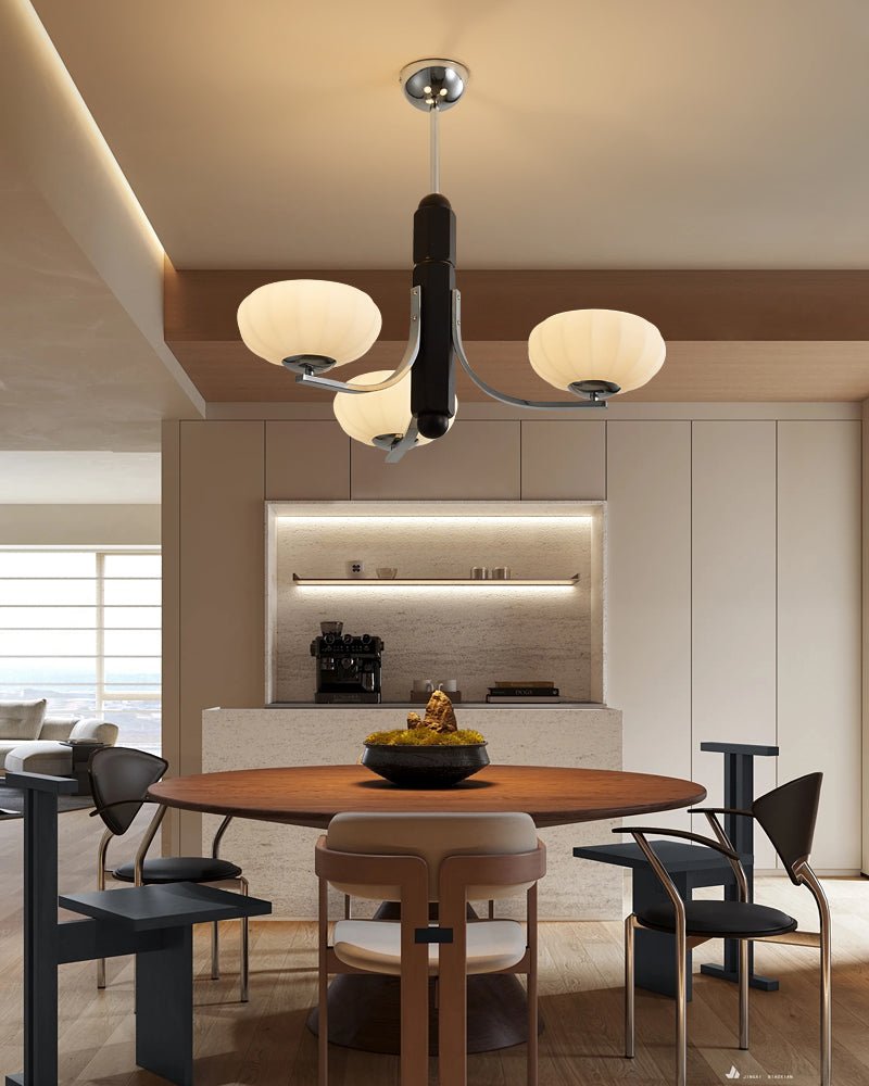 Eldric Modern Glass Chandelier for Dining Room and Living Room