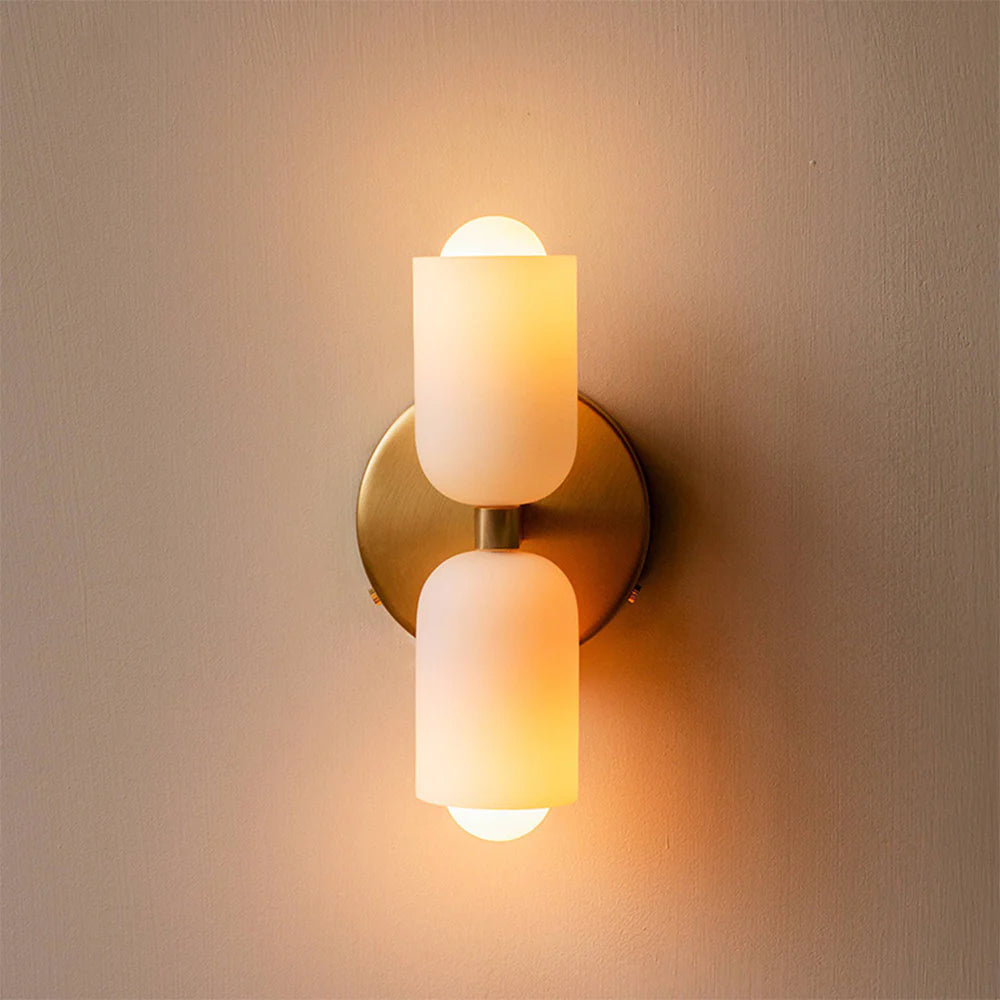 Creative Candle Shape Double Head Wall Lamp