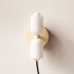 Creative Candle Shape Double Head Wall Lamp