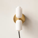 Creative Candle Shape Double Head Wall Lamp