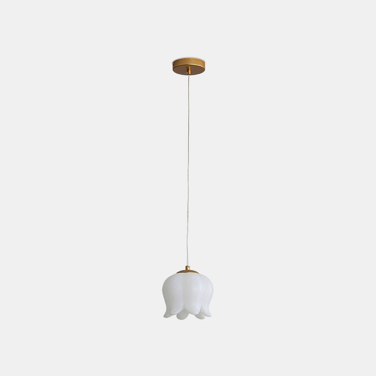 Floral Petal Pendant Light – Modern Gold Designer Hanging Lamp for Dining Room & Bedroom
