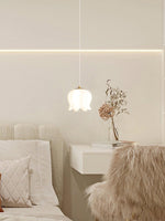 Floral Petal Pendant Light – Modern Gold Designer Hanging Lamp for Dining Room & Bedroom