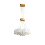 Floral Petal Pendant Light – Modern Gold Designer Hanging Lamp for Dining Room & Bedroom