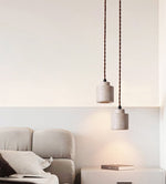 Elemental Travertine Mini Pendant Light in Natural Stone