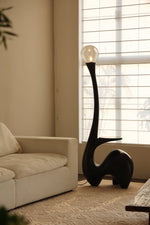 Elero Sculptural Floor Lamp – Modern Art Deco Lighting for Living Spaces