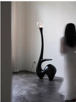 Elero Sculptural Floor Lamp – Modern Art Deco Lighting for Living Spaces