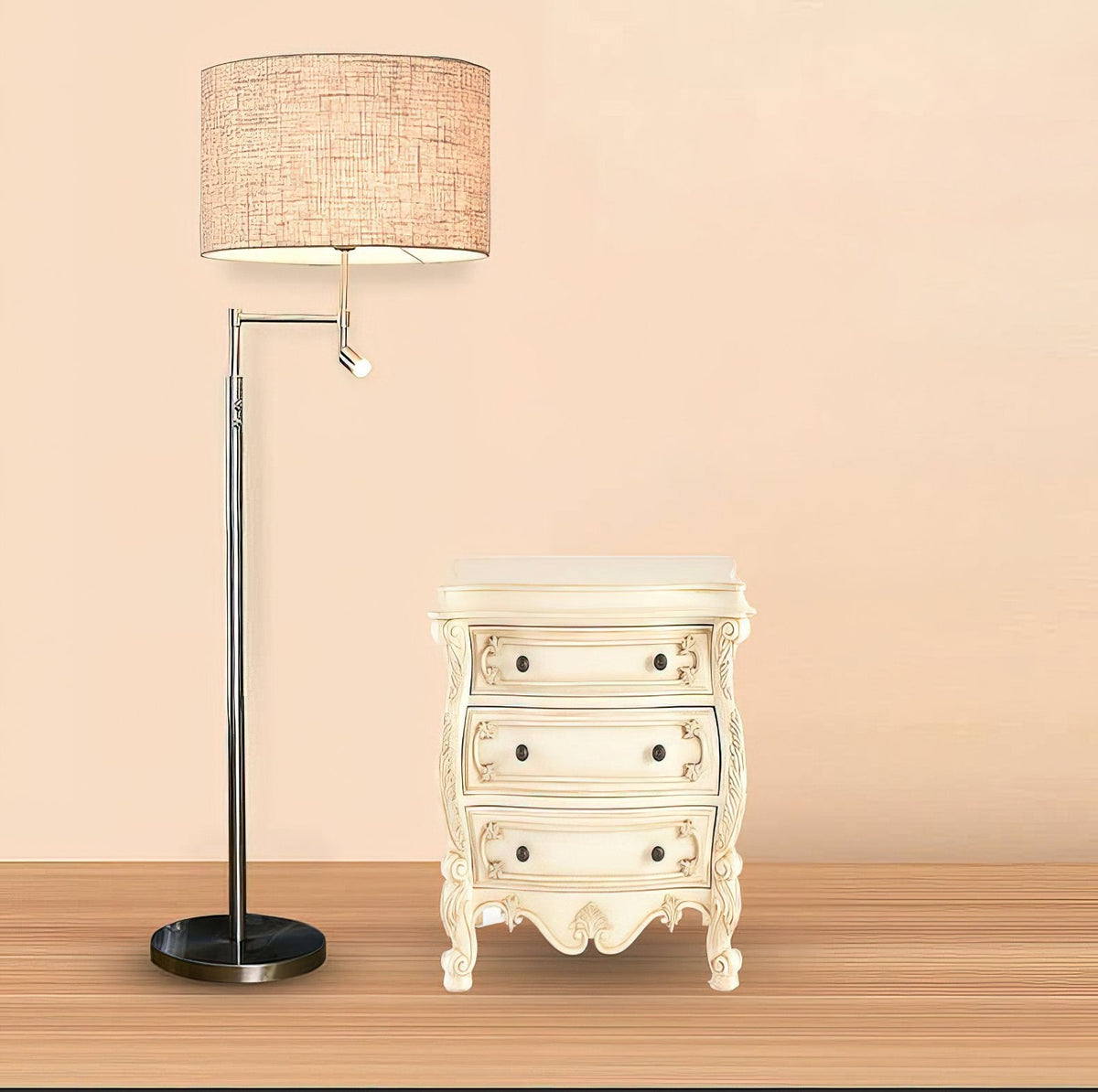 Elgin Fabric Floor Lamp