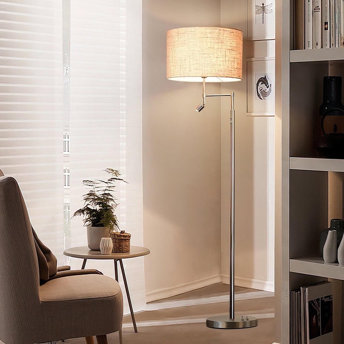 Elgin Fabric Floor Lamp