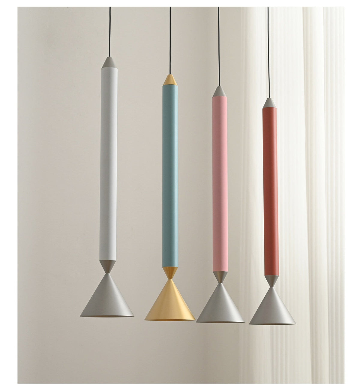 Elio Pencil Pendant Light – Modern Minimalist LED Ceiling Lamp