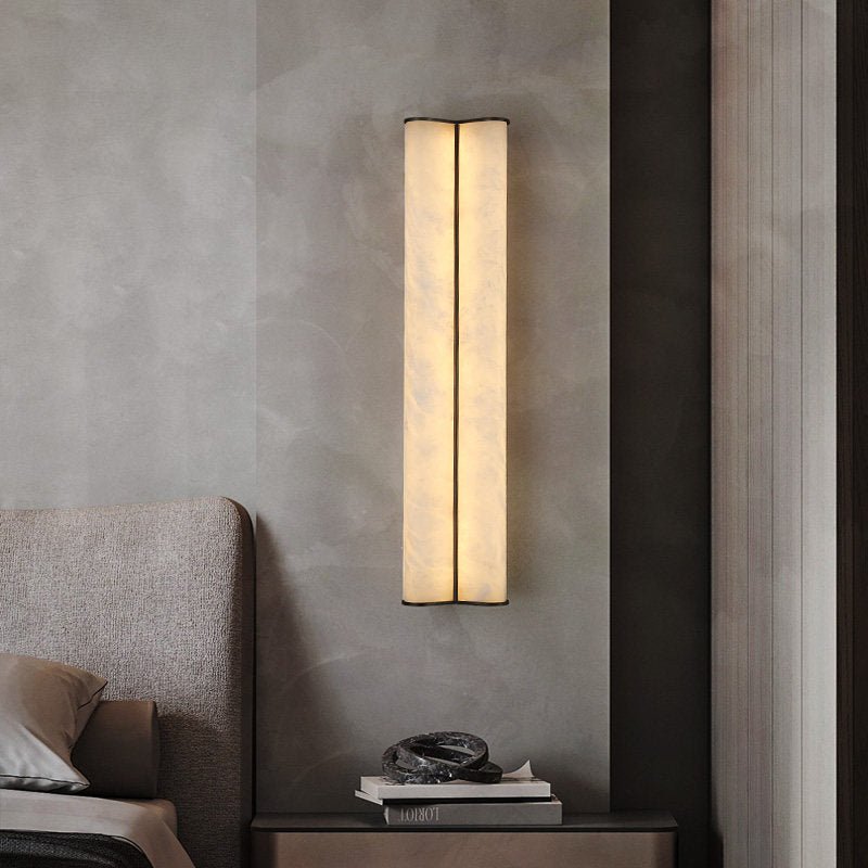 Elion Twin Alabaster Wall Sconce — Modern LED Wall Light