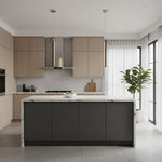 Elksdut Modern Walnut Wood LED Pendant Light for Kitchen Island and Dining Room