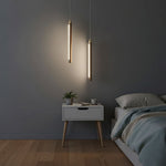 Elksdut Modern Walnut Wood LED Pendant Light for Kitchen Island and Dining Room