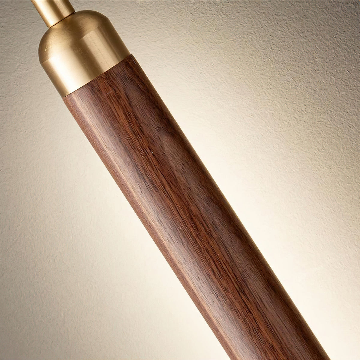 Elksdut Modern Walnut Wood LED Pendant Light for Kitchen Island and Dining Room