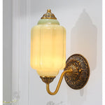 Elliot Glass Wall Sconce in Brass for Modern Interiors