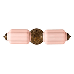 Elliot Brass and Glass Wall Sconce for Modern Interiors