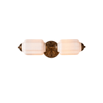 Elliot Brass and Glass Wall Sconce for Modern Interiors