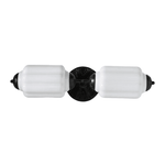 Elliot Brass and Glass Wall Sconce for Modern Interiors
