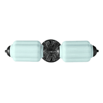Elliot Brass and Glass Wall Sconce for Modern Interiors