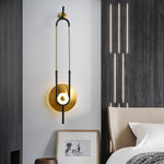 Ellipse Ring Marble Wall Light