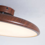 Lola Wood Grain Adjustable Ceiling Light – Modern LED Flush Mount