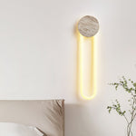 Eloen Travertine LED Wall Sconce – Modern Minimalist Stone Light