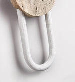 Eloen Travertine LED Wall Sconce – Modern Minimalist Stone Light