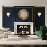 Elowen Deco Wall Sconce – Art Deco Opal Glass & Metal Lighting