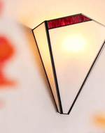 Elowen Deco Wall Sconce – Art Deco Opal Glass & Metal Lighting