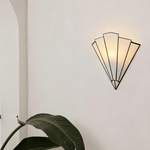 Elowen Deco Wall Sconce – Art Deco Opal Glass & Metal Lighting
